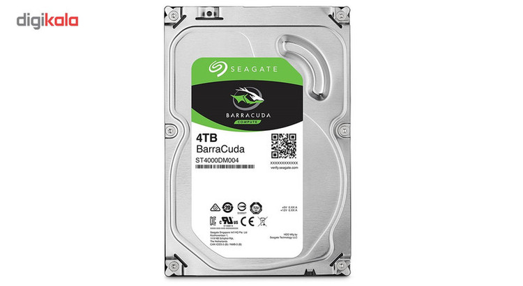 هارددیسک اینترنال سیگیت مدل BarraCuda ST4000DM004 ظرفیت 4 ترابایت