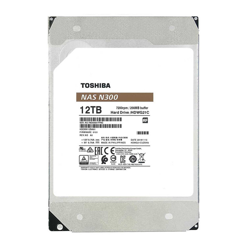 هارددیسک اینترنال توشیبا مدل N300 ظرفیت 12 ترابایت