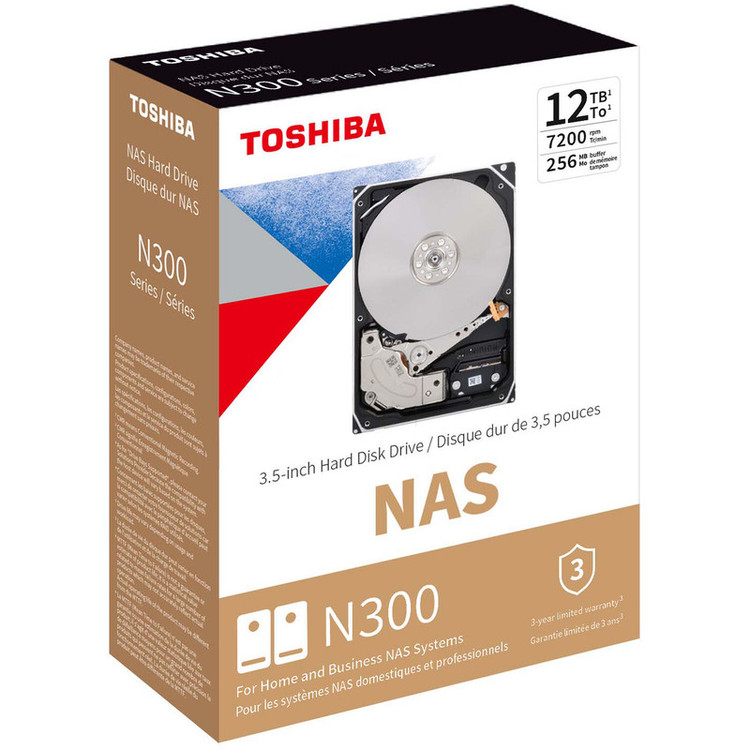 هارددیسک اینترنال توشیبا مدل N300 ظرفیت 12 ترابایت