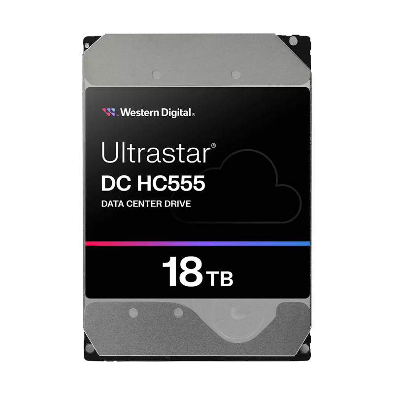 هارد دیسک اینترنال وسترن دیجیتال مدل Ultrastar HC555 ظرفیت 18 ترابایت
