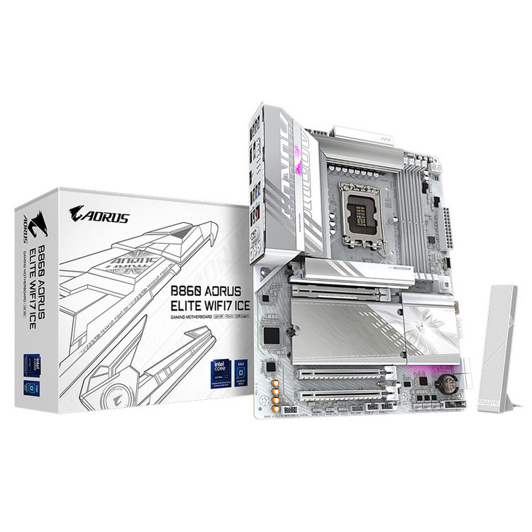 مادربرد گیگابایت مدل B860 AORUS ELITE WIFI7 ICE