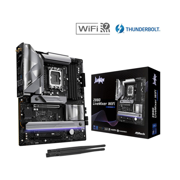 مادربرد ازراک مدل Z890 LiveMixer WiFi