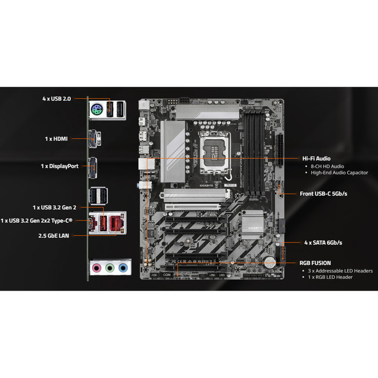 مادربرد گیگابایت مدل B860 DS3H DDR5