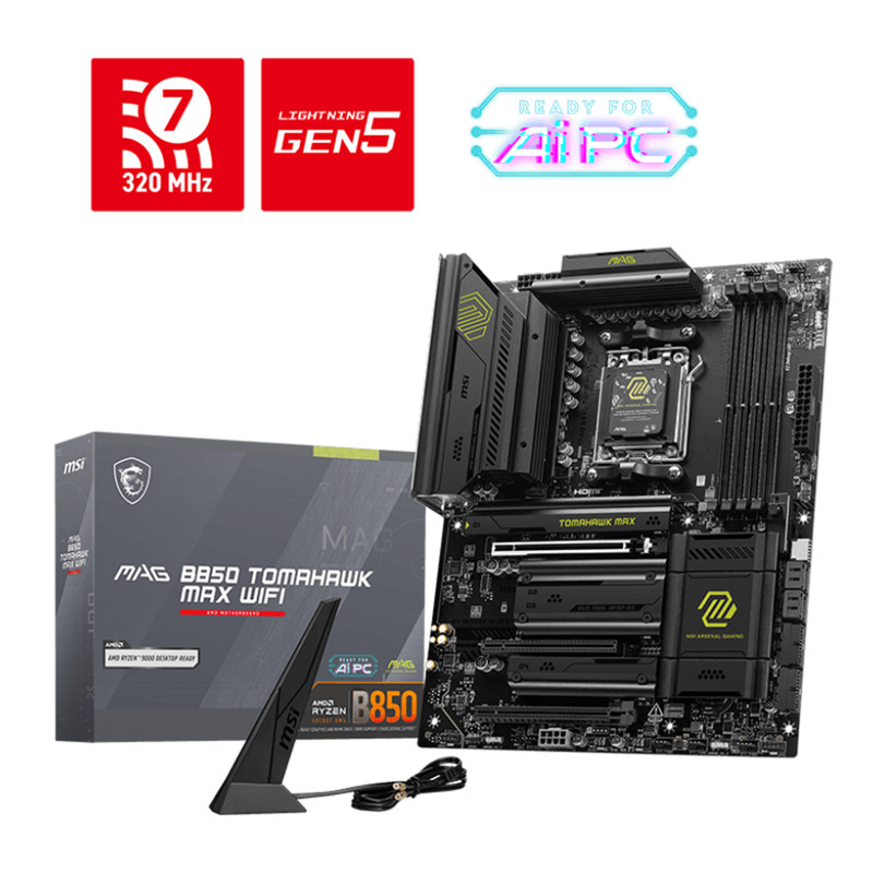 مادربرد ام اس آی مدل MAG B850 TOMAHAWK MAX WIFI DDR5