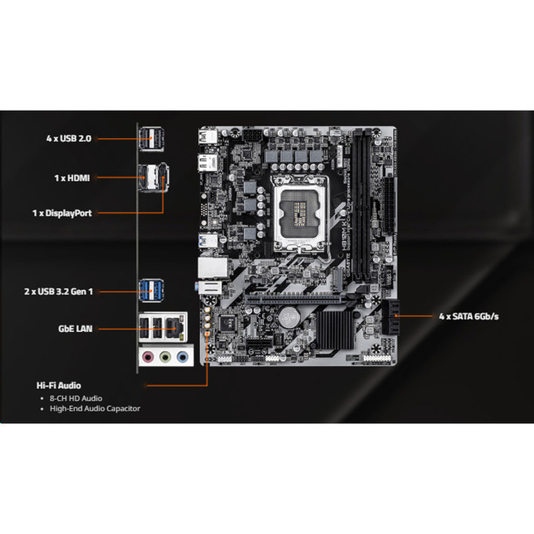 مادربرد گیگابایت مدل H810M KDDR5