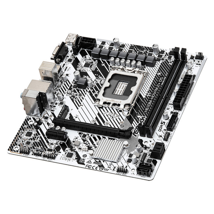مادربرد ازراک مدل H610M-HDV/M.2 Plus DDR5