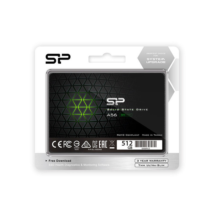 اس اس دی اینترنال SATA III سیلیکون پاور مدل A56 ظرفیت 512 گیگابایت