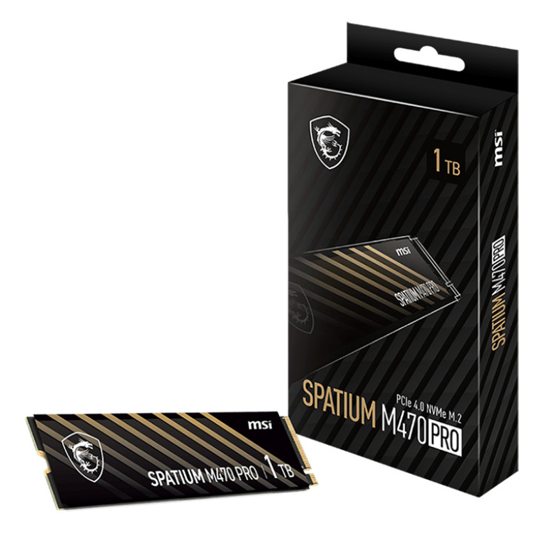 اس اس دی اینترنال PCIe 4.0 ام اس آی مدل SPATIUM M470 PRO ظرفیت 1 ترابایت