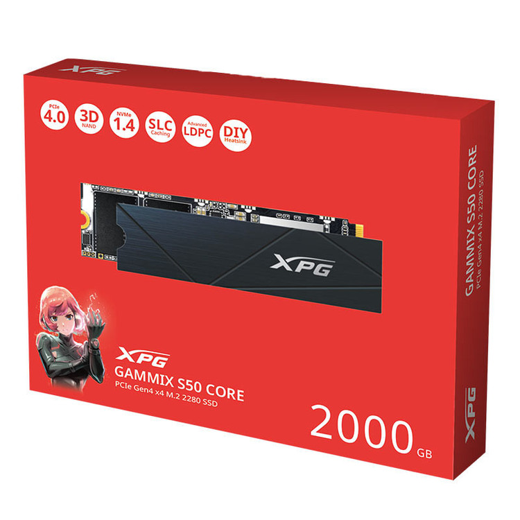 اس اس دی اینترنال ایکس پی جی مدل GAMMIX S50 CORE M.2 2280 ظرفیت 2 ترابایت
