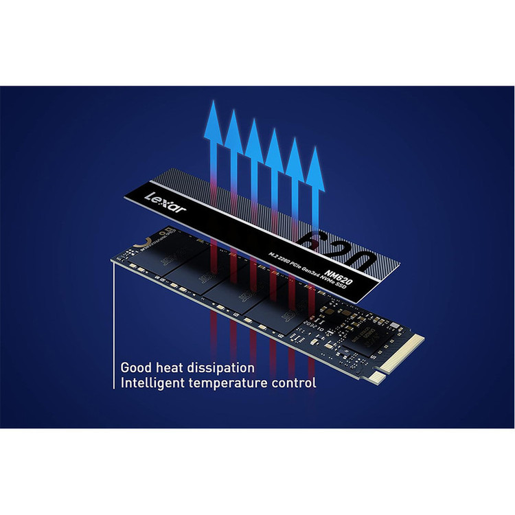 اس اس دی اینترنال PCIe Gen3 x4 لکسار مدل NM620 M.2 2280 ظرفیت 2 ترابایت