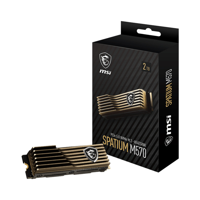 اس اس دی اینترنال ام اس آی مدل SPATIUM M570 NVMe M.2 HS ظرفیت 2 ترابایت
