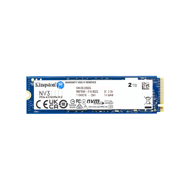 اس اس دی اینترنال PCIe Gen4 x4 کینگستون مدل NV3 ظرفیت 2 ترابایت