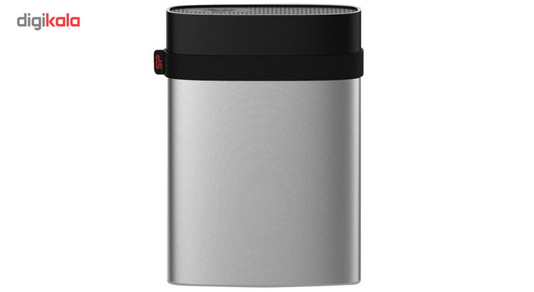 هارد اکسترنال سیلیکون پاور مدل Armor A85 ظرفیت 2 ترابایت دارای رابط USB Type-A 3.2