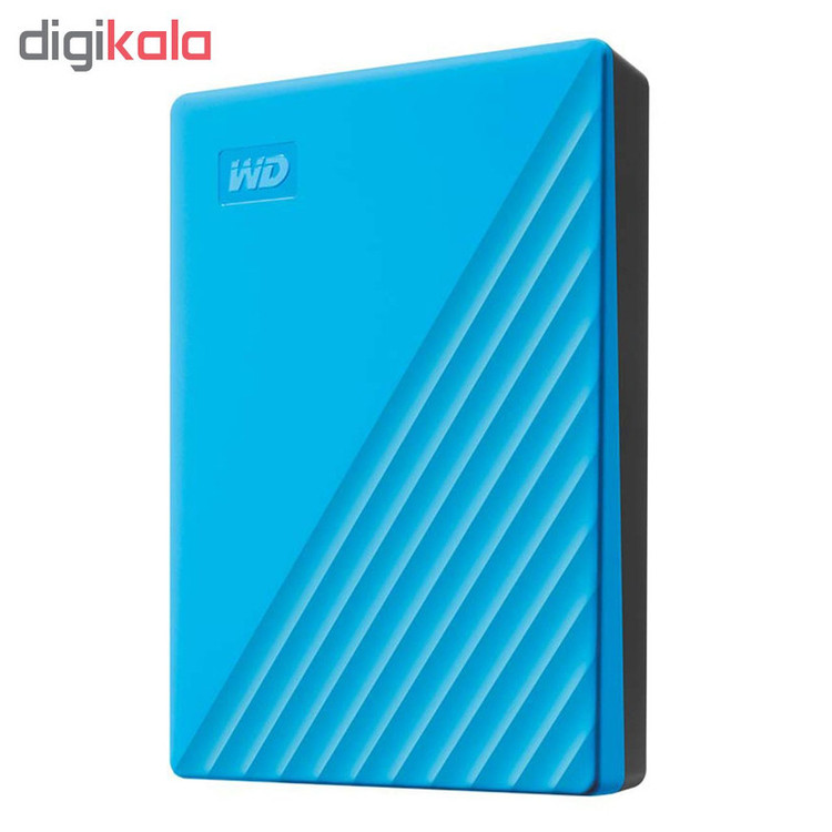 هارد اکسترنال وسترن دیجیتال مدل My Passport ظرفیت 4 ترابایت دارای رابط USB Type-A 3.2