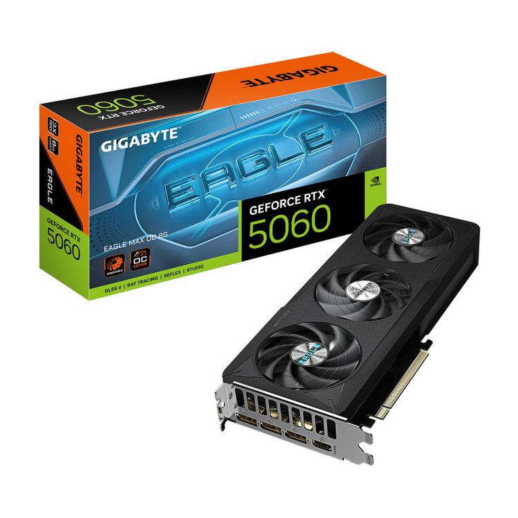 کارت گرافیک گیگابایت مدل GeForce RTX 5060 EAGLE MAX OC 8GB