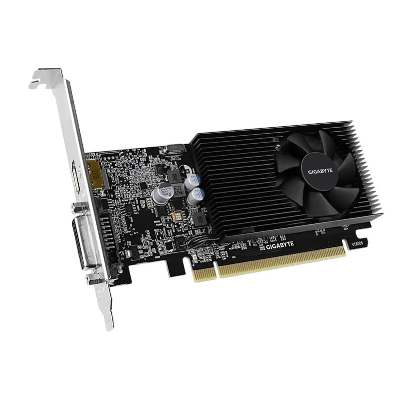 کارت گرافیک گیگابایت مدل GT 1030 Low Profile D4 2GB GV-N1030D4-2GL