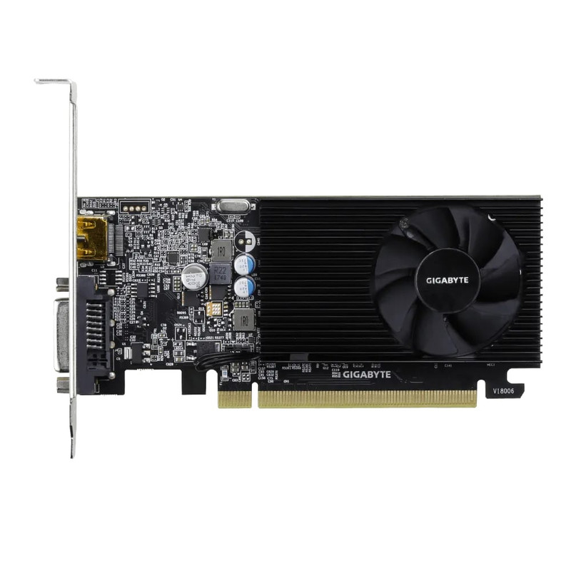 کارت گرافیک گیگابایت مدل GT 1030 Low Profile D4 2GB GV-N1030D4-2GL