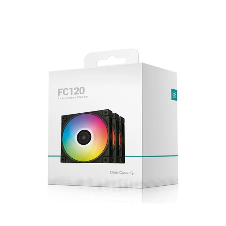 فن کیس دیپ کول مدل FC120 BLACK بسته سه عددی