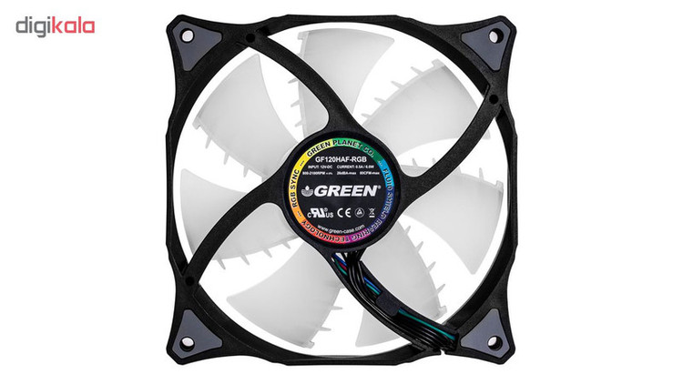 فن کیس گرین مدل GF120RGB