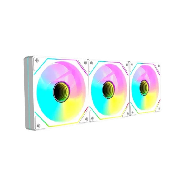 فن کیس ردراگون مدل GC-F015 سفید بسته ۳ عددی
