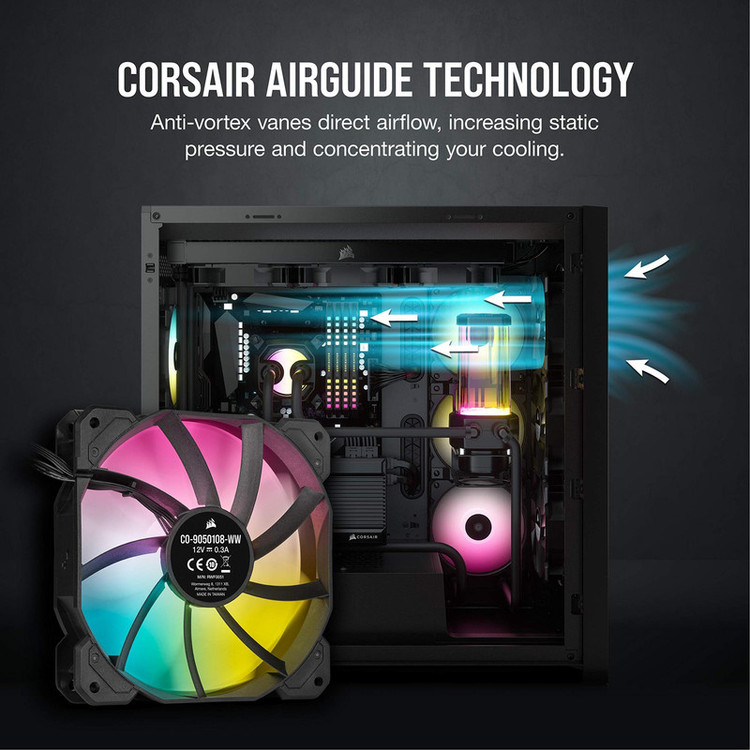 فن کیس کورسیر مدل iCUE SP120 RGB ELITE