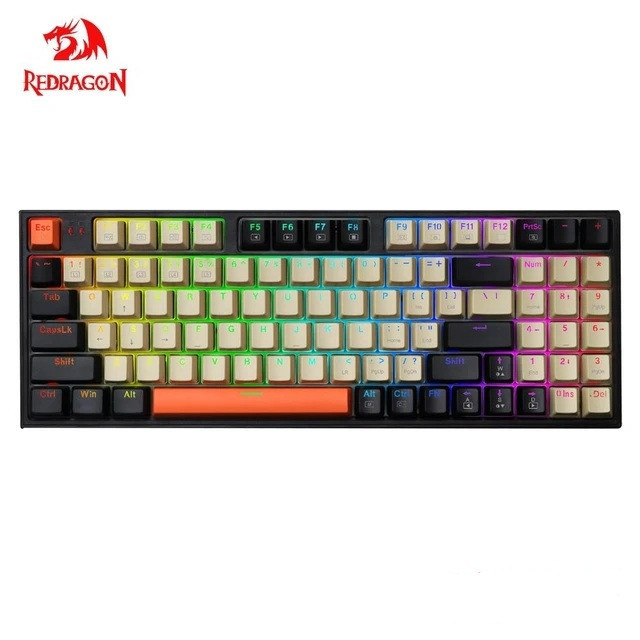 کیبورد ردراگون مدل K643 RGB PRO VEIGAR باسیم/بیسیم دوجانبه