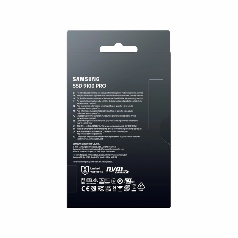 اس اس دی اینترنال PCIe 5.0 سامسونگ مدل Pro 9100 ظرفیت 2 ترابایت
